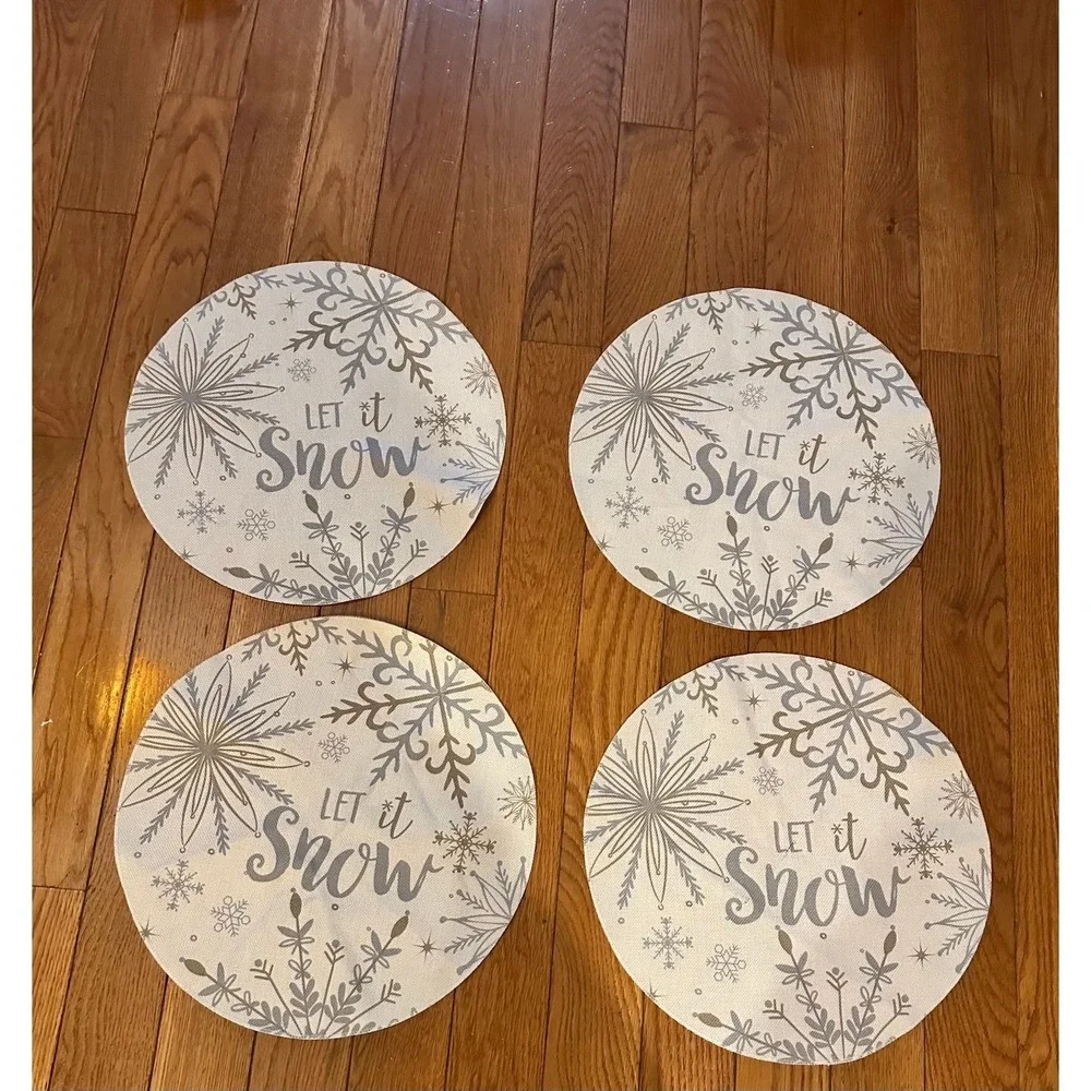 Amazon snowflakes placemats